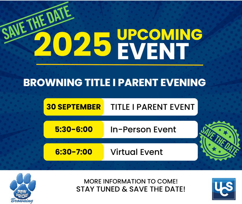 Title I SAVE THE DATE